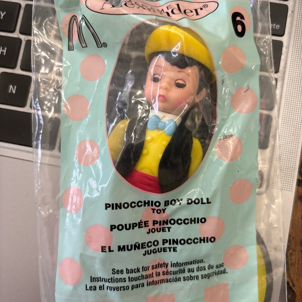 2004 McDonald’s Madame Alexander Pinocchio Boy (SEALED)